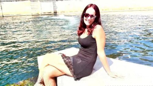 Luciolle, 40 years old, finally experiences a threesome with another woman